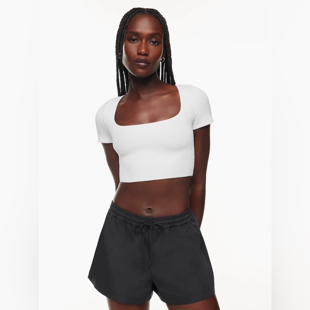 Aritzia Babaton Sculpt Knit Squareneck Top - Picture 2 of 6